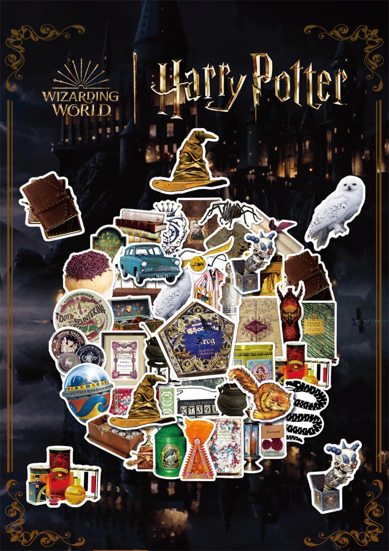 Set of 50 Harry Potter Stickers Bundle